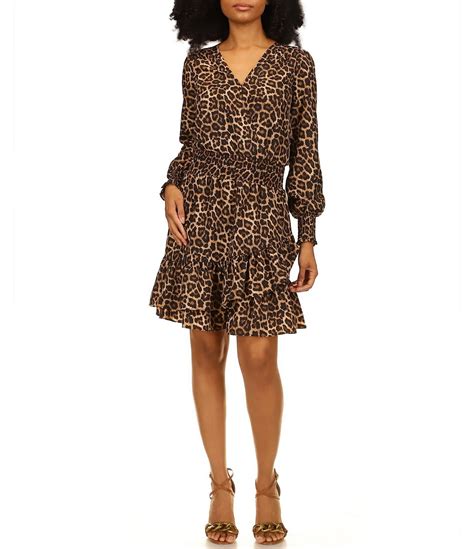 michael michael kors tiered crepe dress|Michael Kors crepe shift dress.